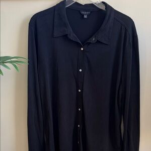 Lucky Brand Black Button Down Shirt